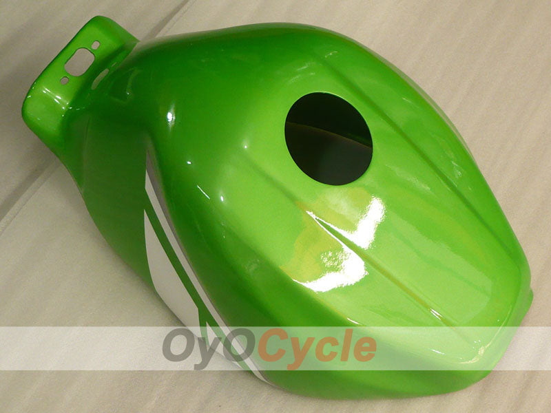 Kit de carénage à injection pour YZF600R 97-07 - Vert, blanc - FIAT #OYO87906427