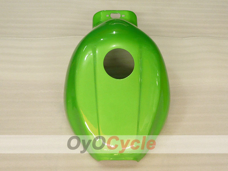 Kit de carénage à injection pour YZF600R 97-07 - Vert, blanc - FIAT #OYO87906427
