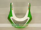 Kit de carénage à injection pour YZF600R 97-07 - Vert, blanc - FIAT #OYO87906427