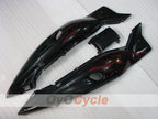 Kit de carénage à injection pour YZF600R 97-07 - Rouge, noir - Flamme #OYO87906428
