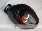 Kit de carénage à injection pour YZF600R 97-07 - Rouge, noir - Flamme #OYO87906428