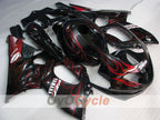 Kit de carénage à injection pour YZF600R 97-07 - Rouge, noir - Flamme #OYO87906428