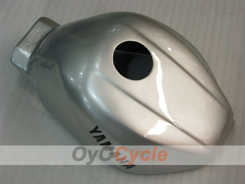 Kit de carénage à injection pour YZF600R 97-07 - Jaune, argent - Style d'origine #OYO87906429