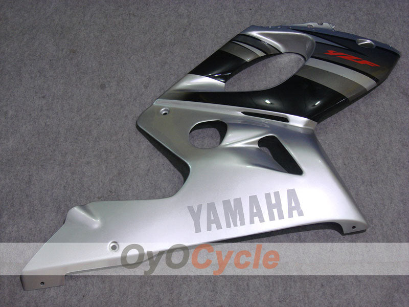Kit de carénage à injection pour YZF600R 97-07 - Noir, argent - Style d'origine #OYO87906430
