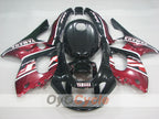 Kit de carénages à injection pour YZF600R 97-07 - couleur rouge vin, noir - style d’origine #OYO87906431