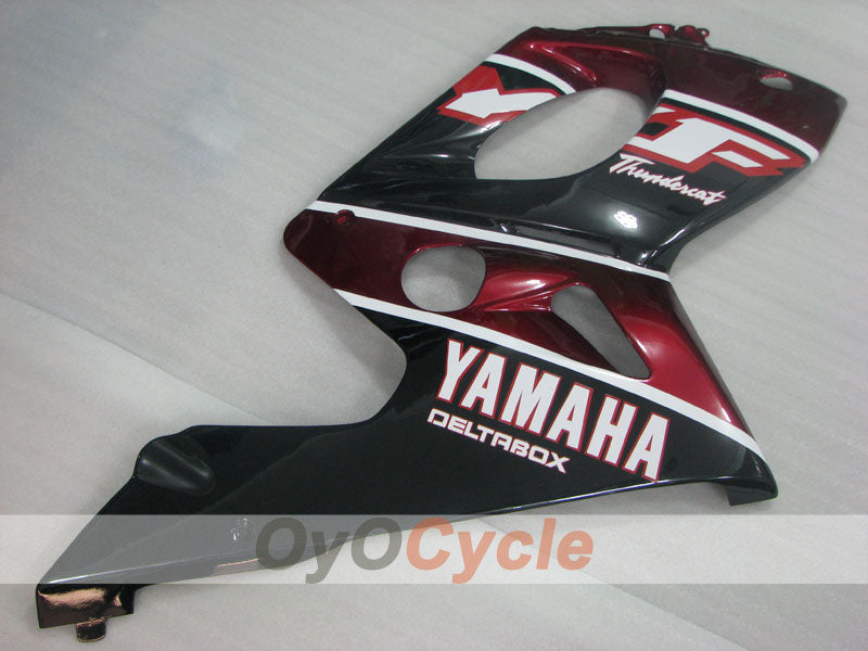 Kit de carénages à injection pour YZF600R 97-07 - couleur rouge vin, noir - style d’origine #OYO87906431