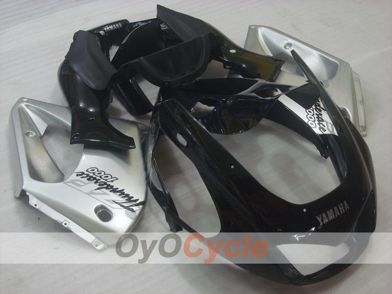Kit de carénages pour YZF1000R 97-07 - noir, argent - style d’origine #OYO87906435