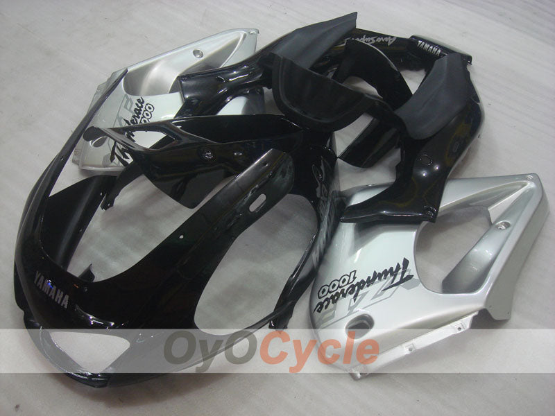Kit de carénages pour YZF1000R 97-07 - noir, argent - style d’origine #OYO87906435