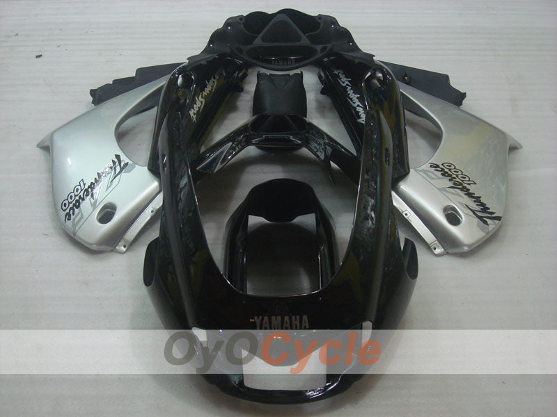 Kit de carénages pour YZF1000R 97-07 - noir, argent - style d’origine #OYO87906435