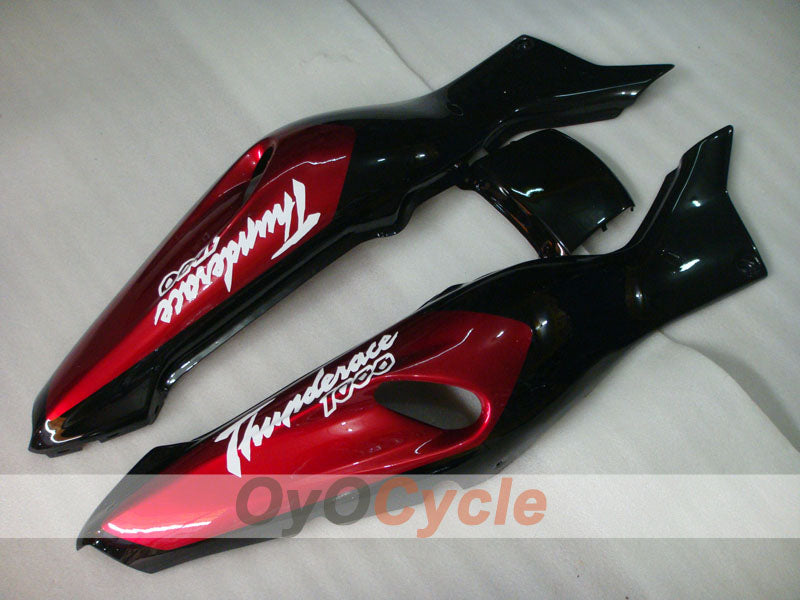 Kit de carénages pour YZF1000R 97-07 - rouge, noir - flamme #OYO87906436