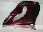 Kit de carénages pour YZF1000R 97-07 - rouge, noir - flamme #OYO87906436