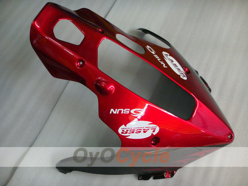 Kit de carénages pour YZF1000R 97-07 - rouge, noir - flamme #OYO87906436
