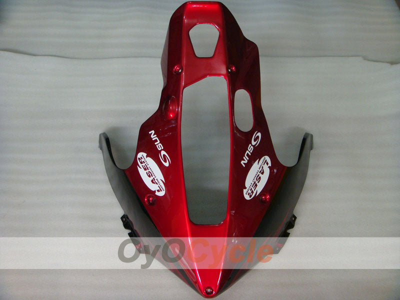 Kit de carénages pour YZF1000R 97-07 - rouge, noir - flamme #OYO87906436