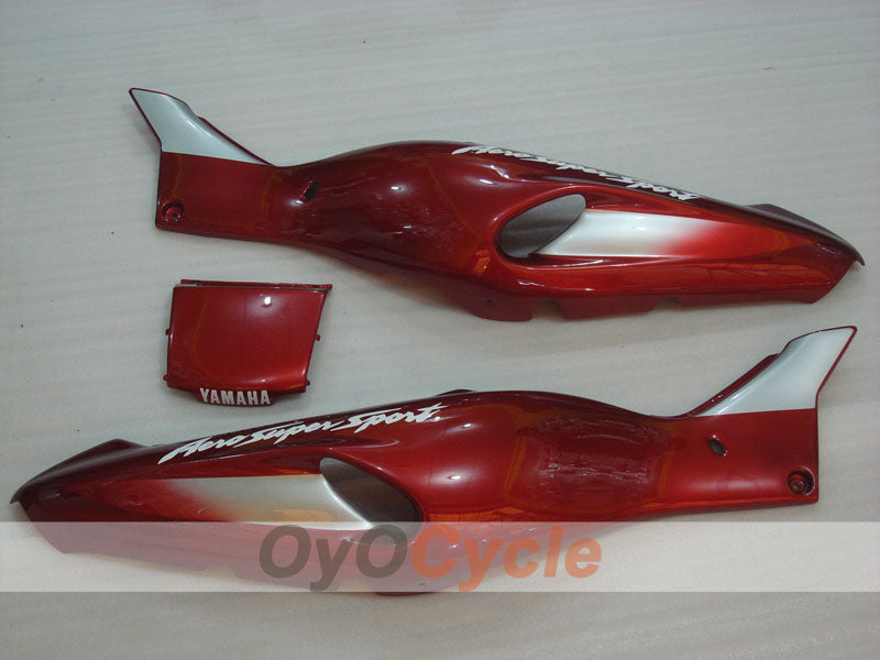 Kit de carénages pour YZF1000R 97-07 - couleur rouge vin, blanc - style d’origine #OYO87906438