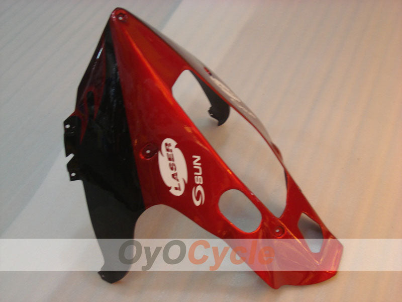 Kit de carénages pour YZF1000R 97-07 - rouge, noir - flamme #OYO87906440