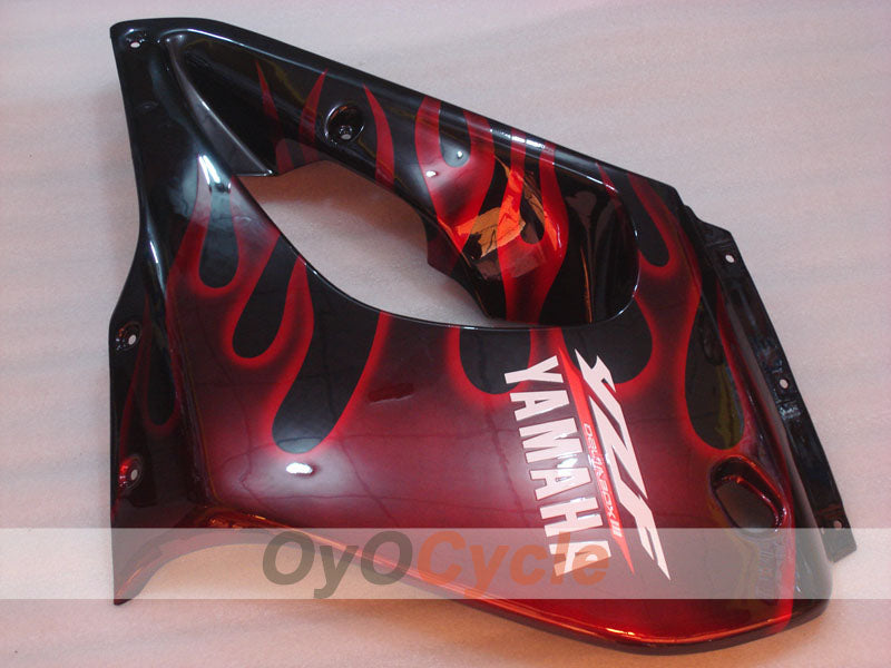 Kit de carénages pour YZF1000R 97-07 - rouge, noir - flamme #OYO87906440