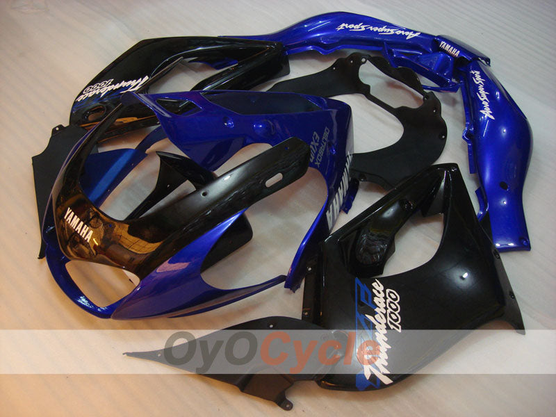 Kit de carénages pour YZF1000R 97-07 - bleu, noir - style d’origine #OYO87906441