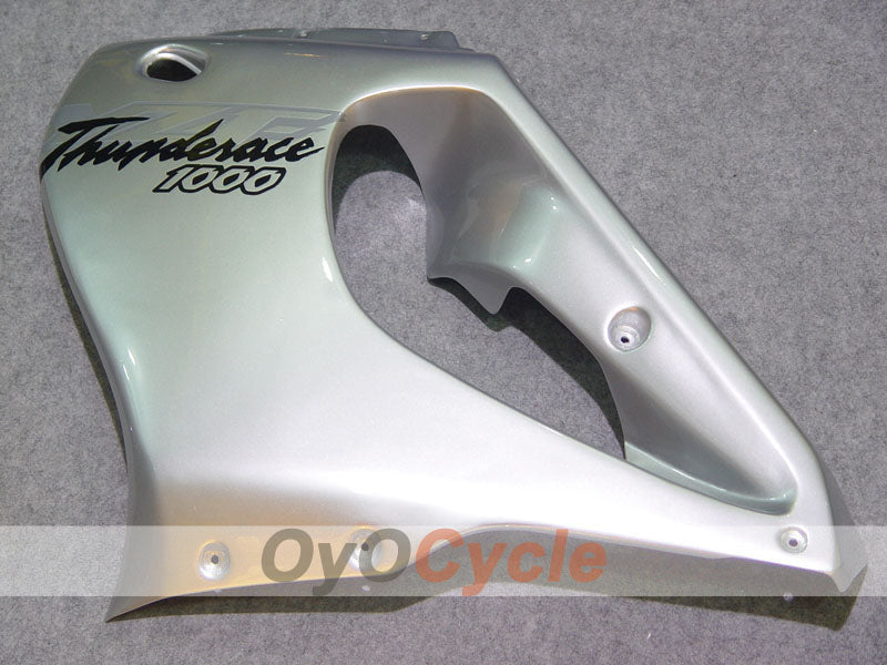 Kit de carénages pour YZF1000R 97-07 - Noir, argenté - Style d'origine #OYO87906444