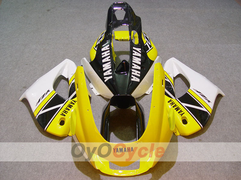 Kit de carénages pour YZF1000R 97-07 - Jaune, blanc, noir - Style d'origine #OYO87906446