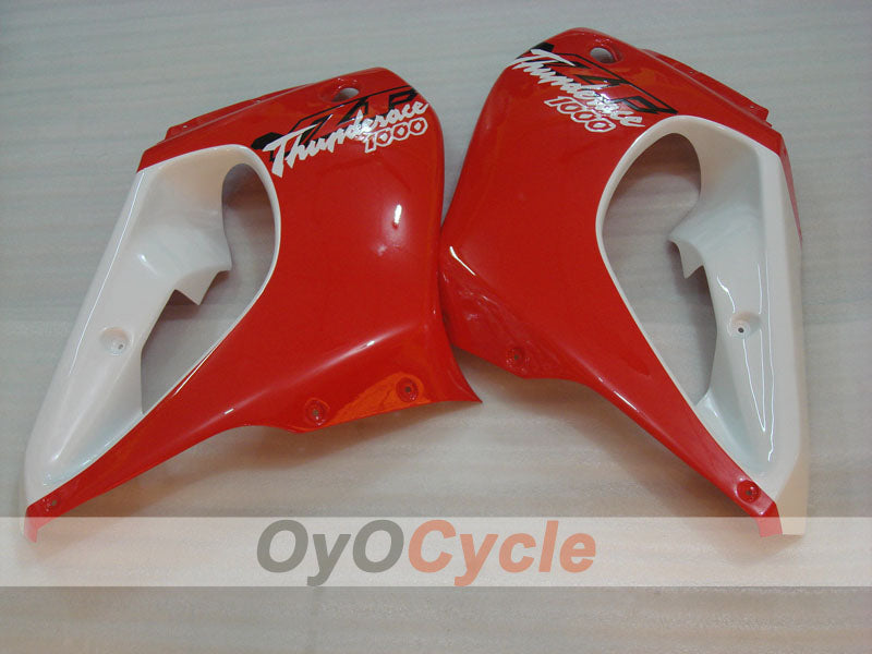 Kit de carénages pour YZF1000R 97-07 - Rouge, noir - Style d'origine #OYO87906447