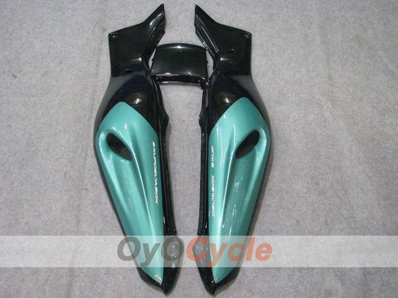 Kit de carénages pour YZF1000R 97-07 - Cyan, noir - Flamme #OYO87906449