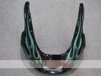 Kit de carénages pour YZF1000R 97-07 - Cyan, noir - Flamme #OYO87906449