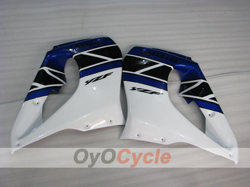Kit de carénages pour YZF1000R 97-07 - Bleu, blanc, noir - Style d'origine #OYO87906451