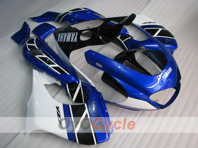 Kit de carénages pour YZF1000R 97-07 - Bleu, blanc, noir - Style d'origine #OYO87906451