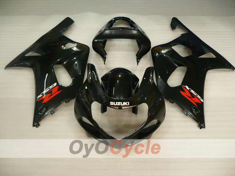 Kit de carénage à injection pour GSX R600 01-03 - Noir - Style usine #OYO87905086