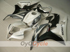 Kit de carénage à injection pour CBR600RR 07-08 - Blanc, Noir - Style d'origine #OYO87900389