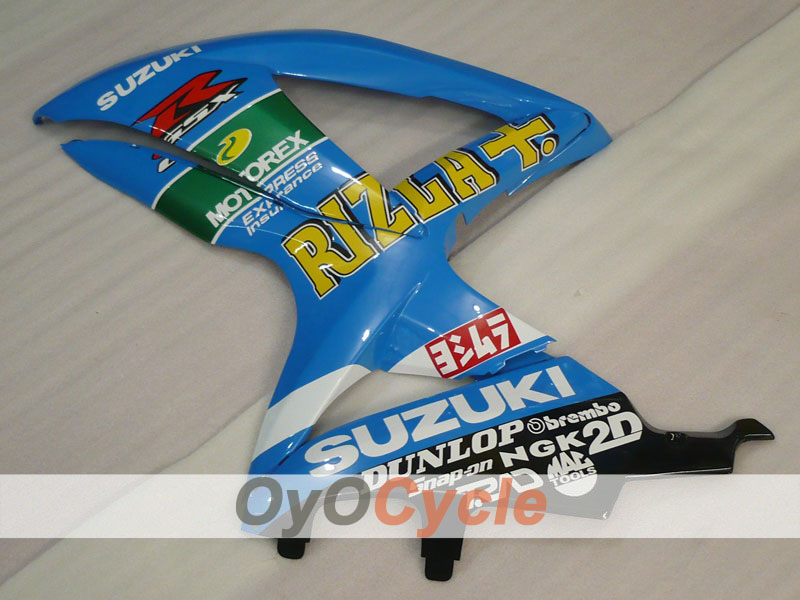 Kit de carénage à injection pour GSX R600 08-10 - Bleu, Noir - Rizla+ #OYO87901673