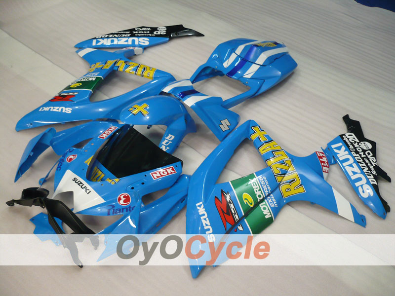 Kit de carénage à injection pour GSX R600 08-10 - Bleu, Noir - Rizla+ #OYO87901673 Image secondaire du produit