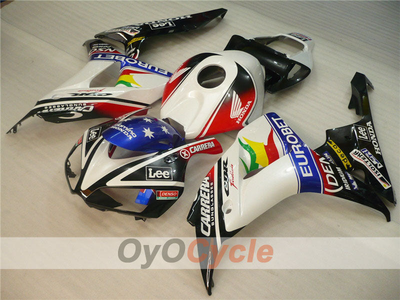 Kit de carénage à injection pour CBR1000RR 06-07 - Blanc, Noir - Lee #OYO87900615