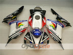 Kit de carénage à injection pour CBR1000RR 06-07 - Blanc, Noir - Lee #OYO87900615