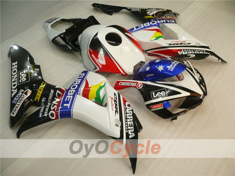 Kit de carénage à injection pour CBR1000RR 06-07 - Blanc, Noir - Lee #OYO87900615