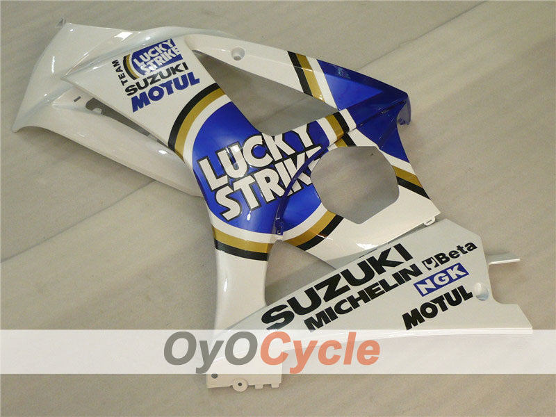 Kit de carénage à injection pour GSX R1000 07-08 - Bleu, Blanc - Lucky Strike, MOTUL #OYO87902104