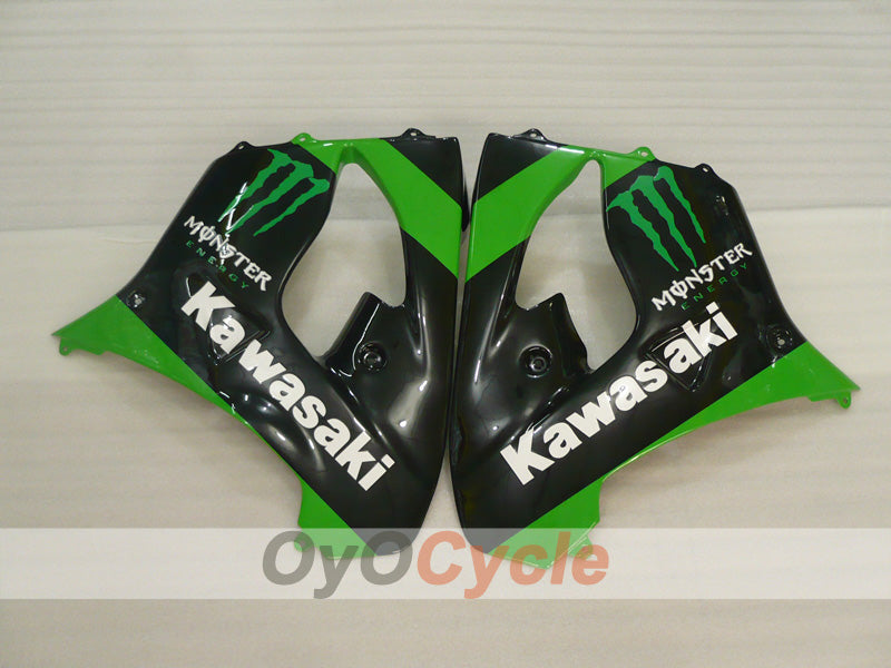 Kit de carénage pour NINJA ZX-9R 02-03 - Vert, Noir - Monster #OYO87903051
