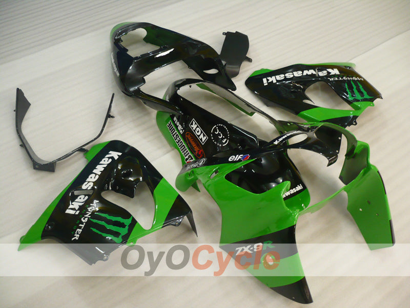 Kit de carénage pour NINJA ZX-9R 02-03 - Vert, Noir - Monster #OYO87903051 Image principale du produit