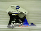 Kit de carénage à injection pour CBR600F4i 01-03 - Blanc, Noir - Konica Minolta, MICHELIN #OYO87900160