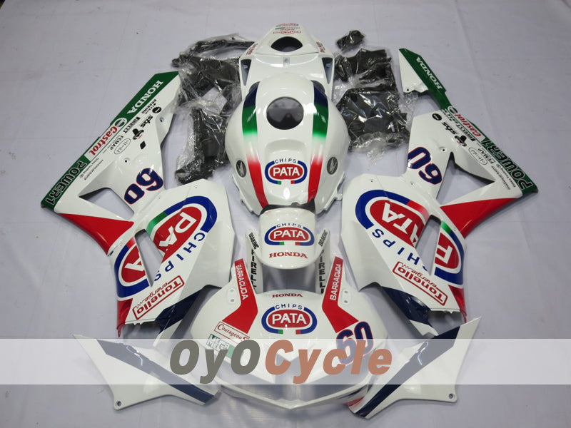 Kit de carénage injecté pour CBR600RR 13-20 - Rouge, blanc - Autres #OYO87914563 Image principale du produit