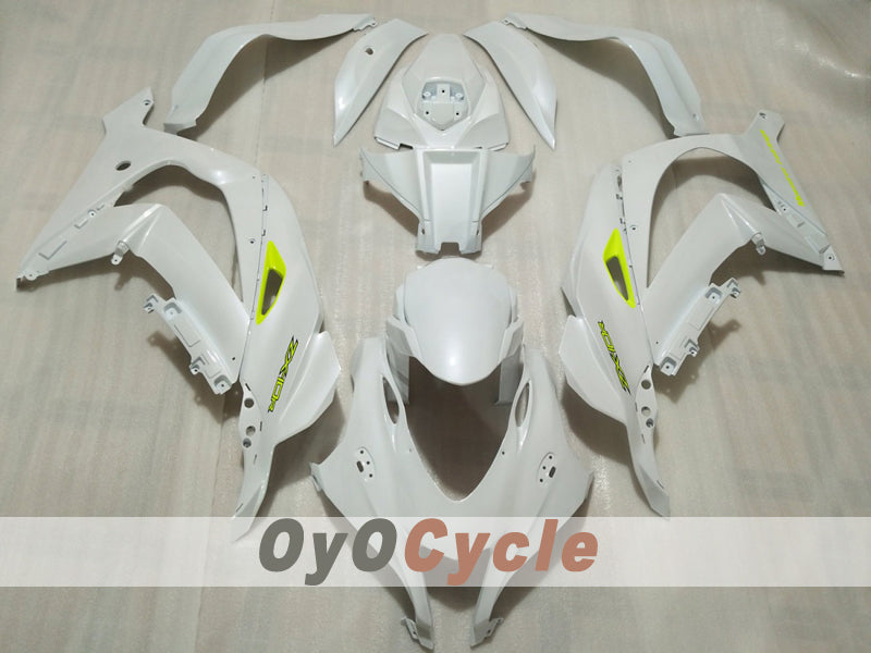 Kit de carénages moulés par injection pour NINJA ZX-10R 16-20 - Blanc nacré - Style usine #OYO87914617