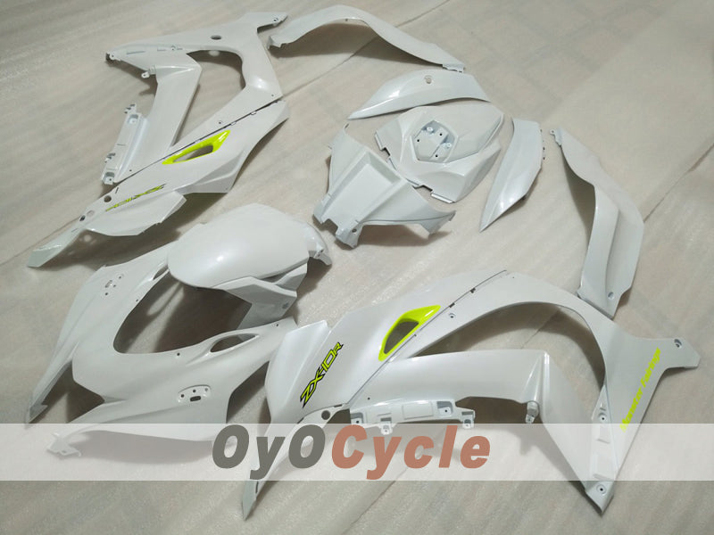 Kit de carénages moulés par injection pour NINJA ZX-10R 16-20 - Blanc nacré - Style usine #OYO87914617 Image secondaire du produit