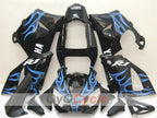 Kit de carénages injectés pour YZF-R1 00-01 - Bleu, noir - Flamme #OYO87900765