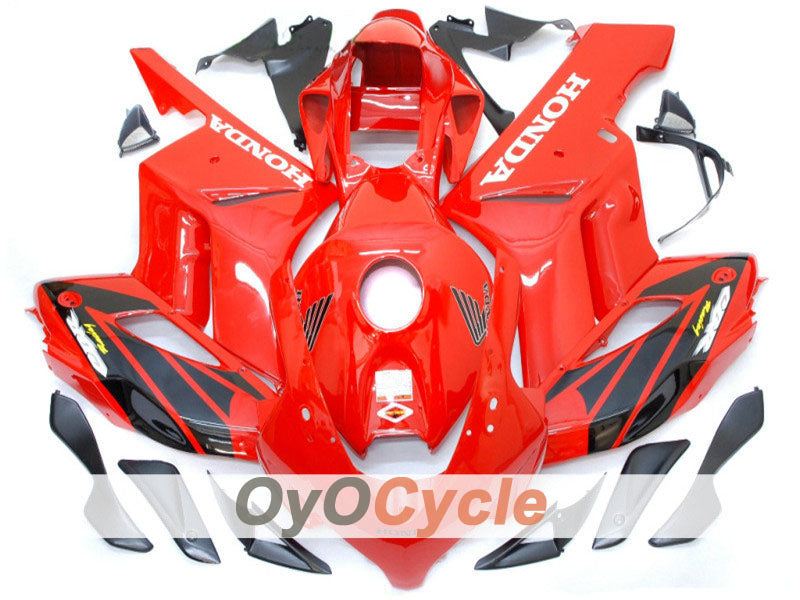 Kit de carénage injecté pour CBR1000RR 04-05 - Rouge, noir - Style usine #OYO87900514