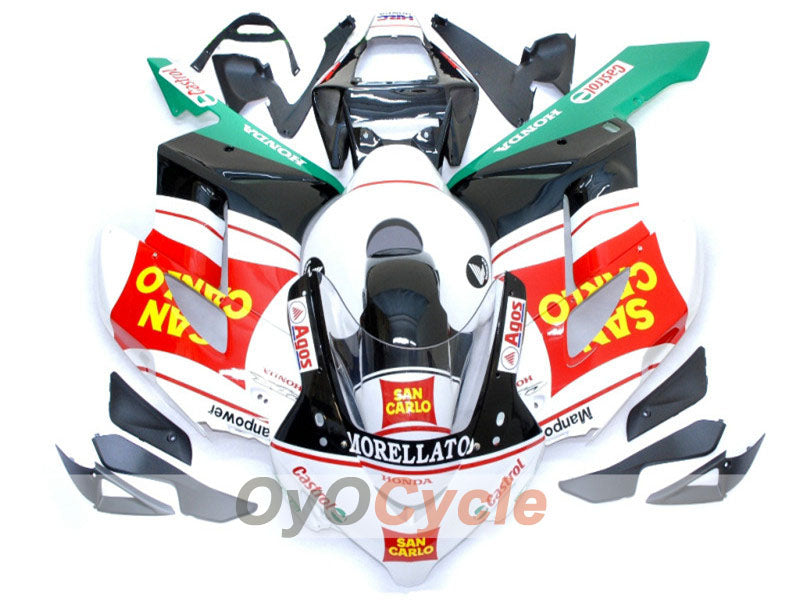 Kit de carénage à injection pour CBR1000RR 04-05 - Blanc, Noir - San Carlo #OYO87900545