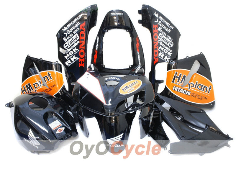 Kit de carénages injectés pour CBR600RR 05-06 - Orange, noir - Castrol, HM Plant #OYO87900252 Image principale du produit