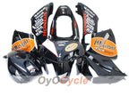 Kit de carénages injectés pour CBR600RR 05-06 - Orange, noir - Castrol, HM Plant #OYO87900252