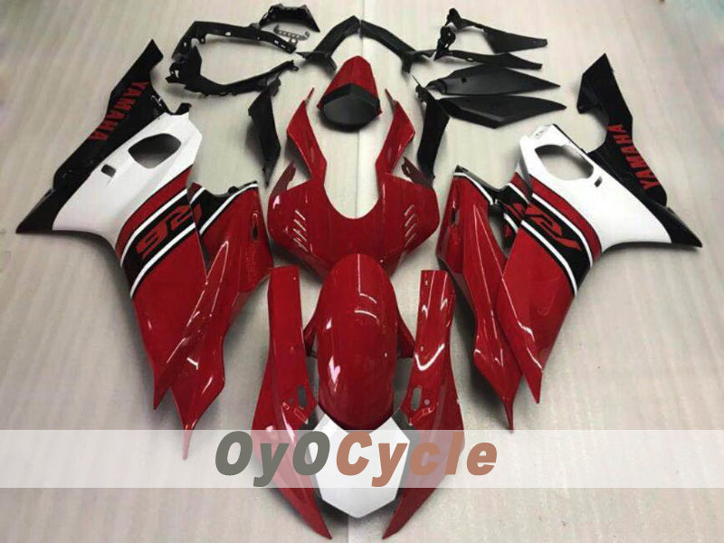 Kit de carénage à injection pour YZF-R6 17-22 - Rouge, blanc, noir - Style d'origine #OYO87914665