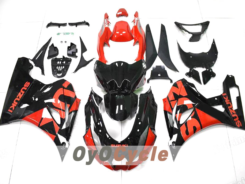 Kit de carénage injecté pour GSX R1000 17-26 - Rouge, Noir - Autre #OYO87914628