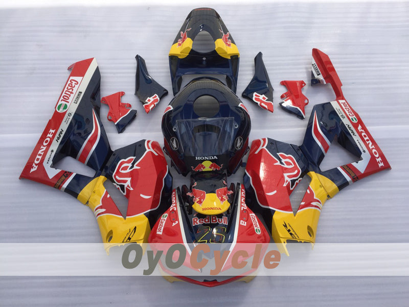 Kit de carénage à injection pour CBR600RR 13-20 - Rouge, bleu - Red Bull #OYO87914578